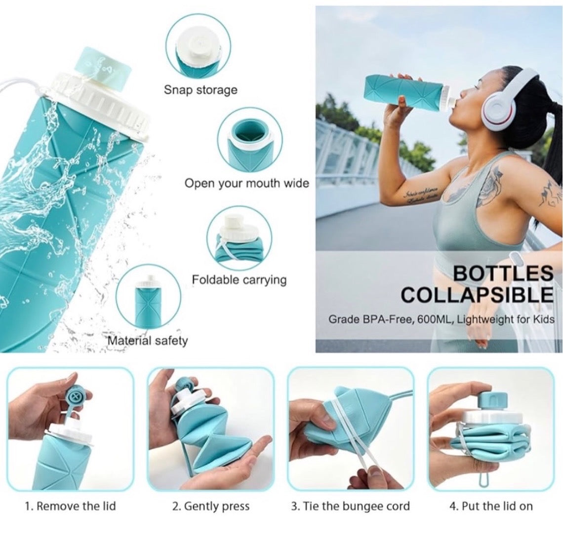Portable Flexible Bottle