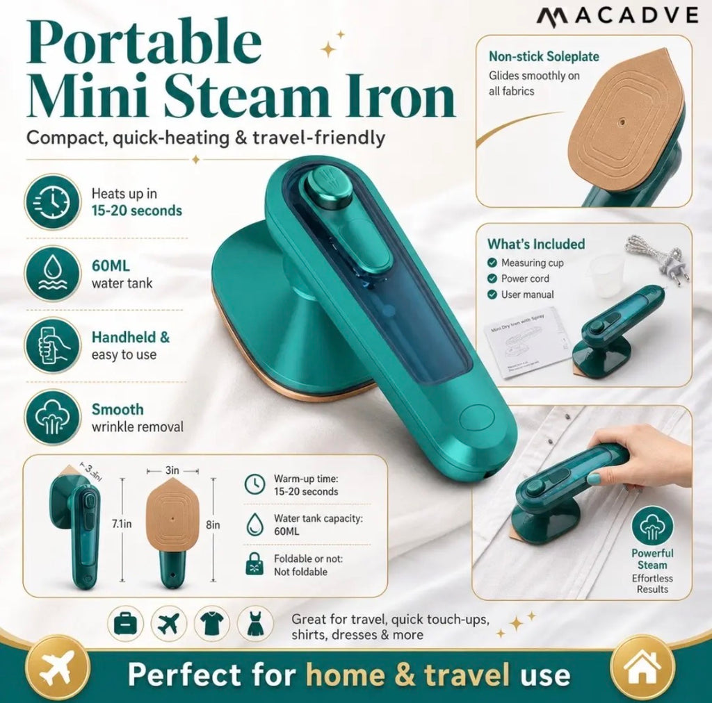 Potable Mini Steam Iron